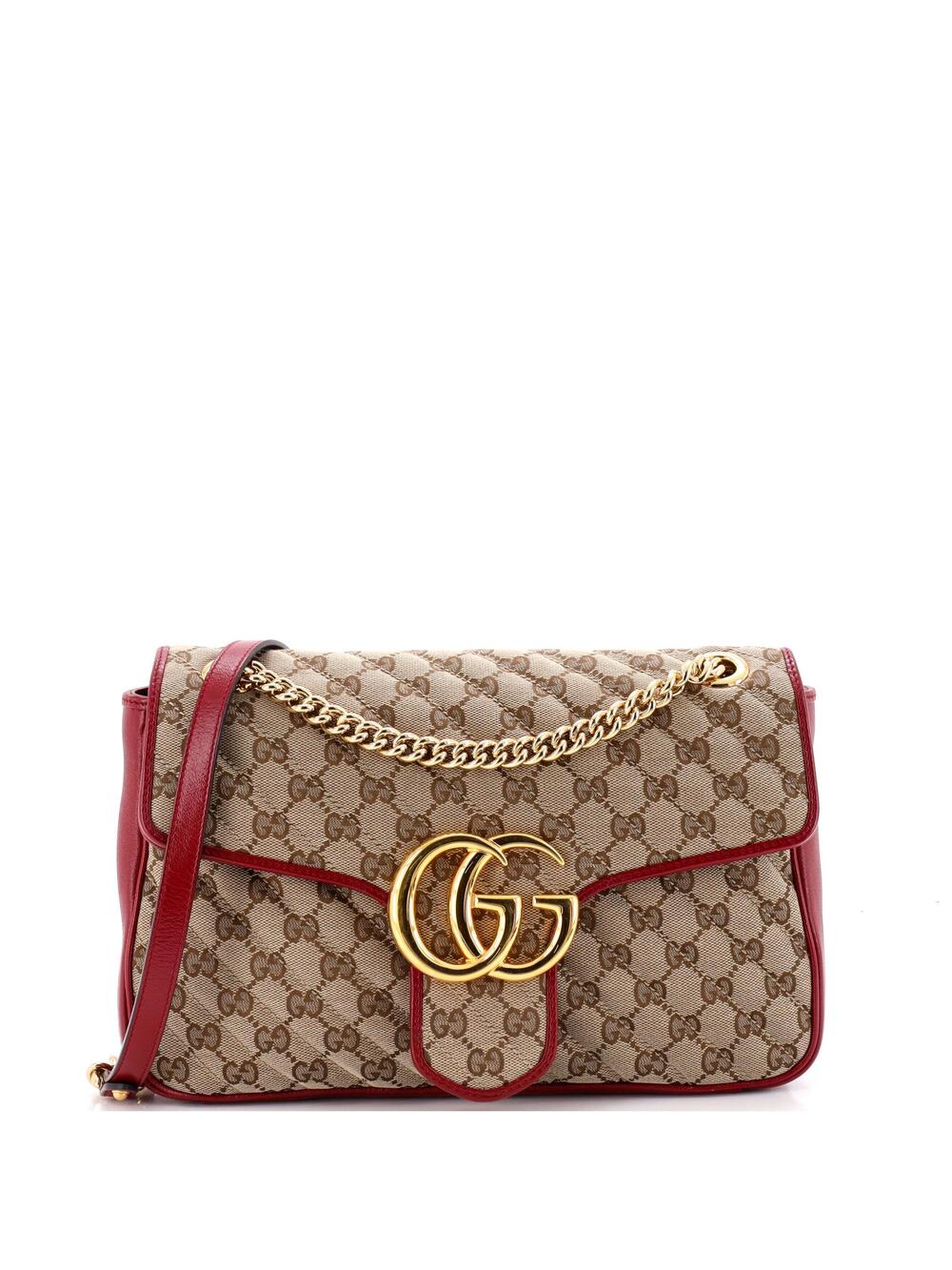 Gucci Gg Marmont Flap Bag Diagonal #254827G13B